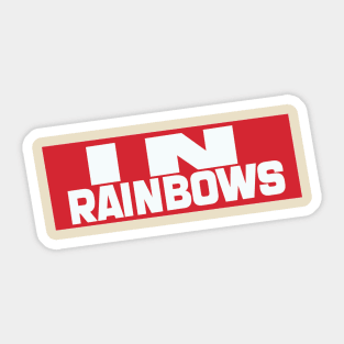 IN RAINBOWS (radiohead) Sticker